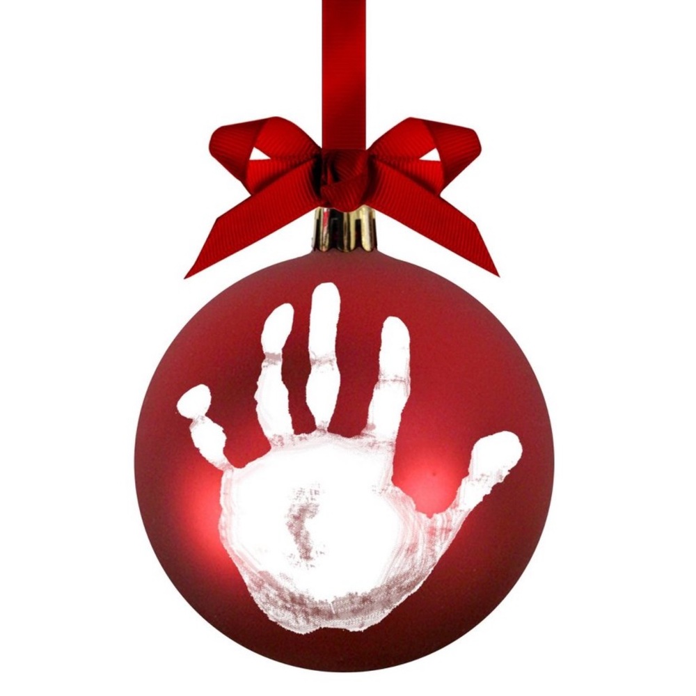 Pearhead Babyprints Ornament in Vibrant Red - Picture 2 of 7